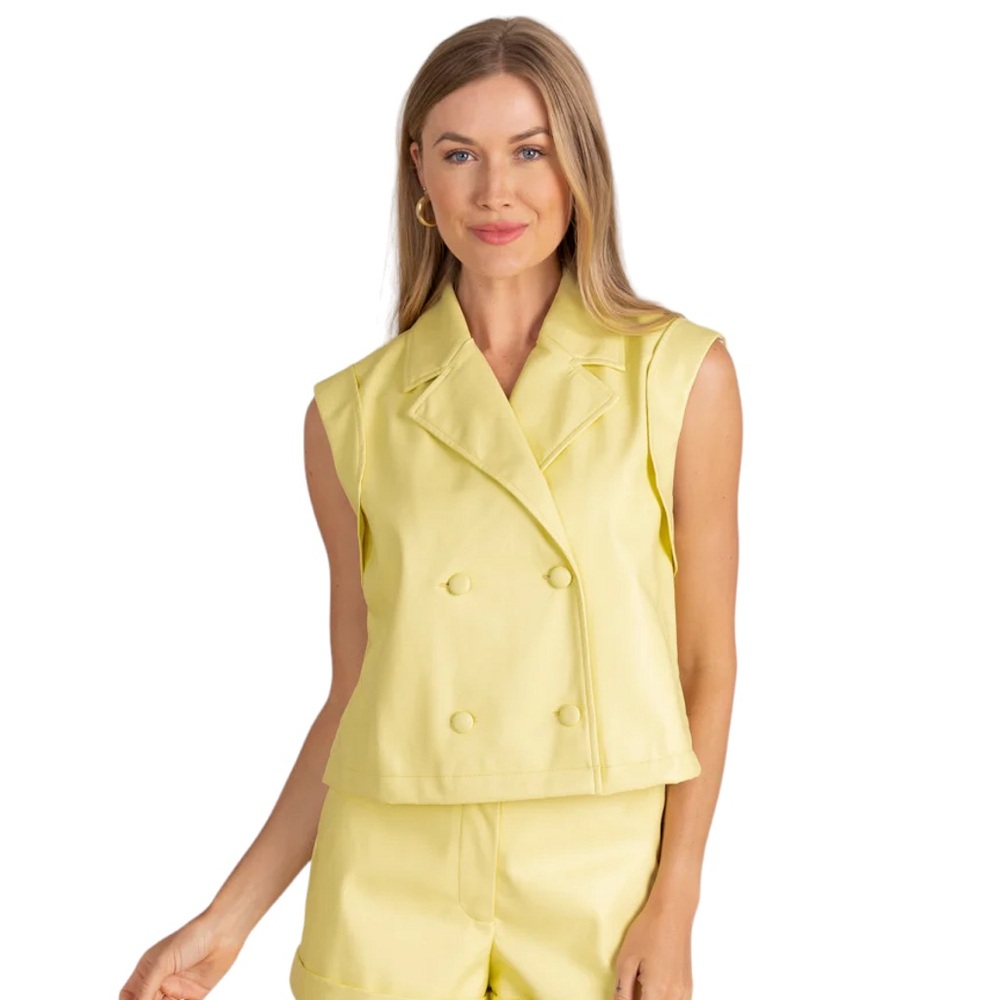 NWT S’Edge Very Vest in Yellow